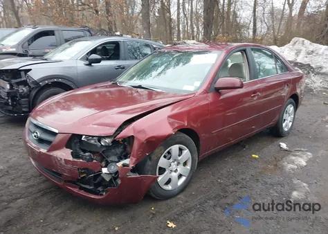 2008 Hyundai Sonata Gls z USA, uszkodzony, nr VIN 5NPET46C08H339586